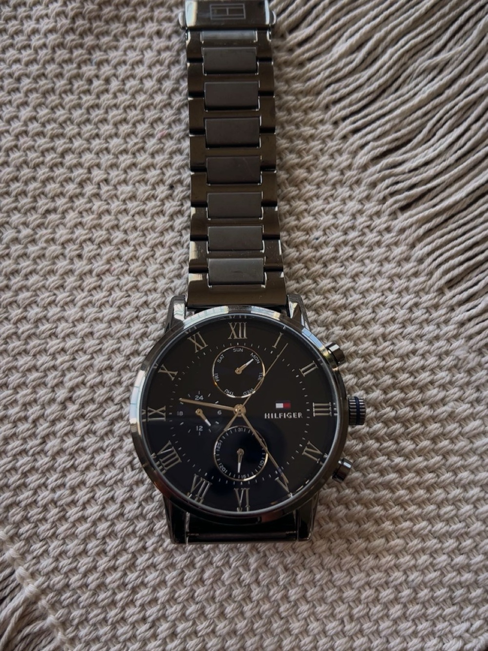 Tommy Hilfiger Men's Navy Blue Stainless Steel Bracelet Watch